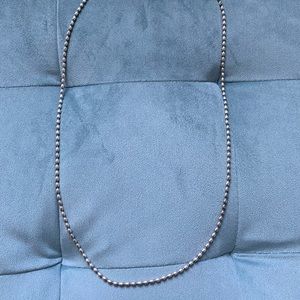 Pandora Sterling Silver Rice Chain 31 in/80 cm